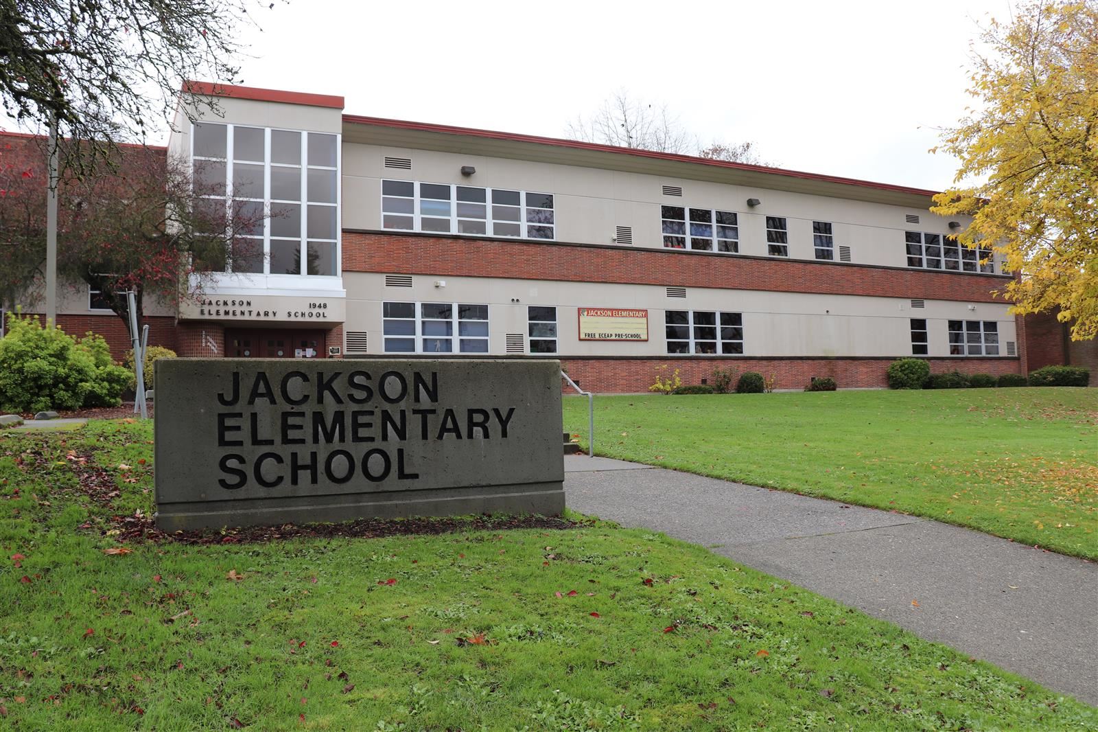 Front of Jackson Elementary School